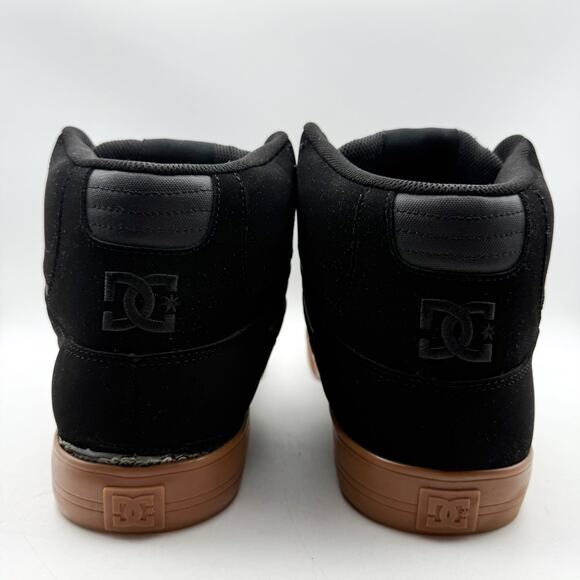 DC Mens Pure High-Top WC Sneakers US 15 EU 50 Black Suede EUC main image 10